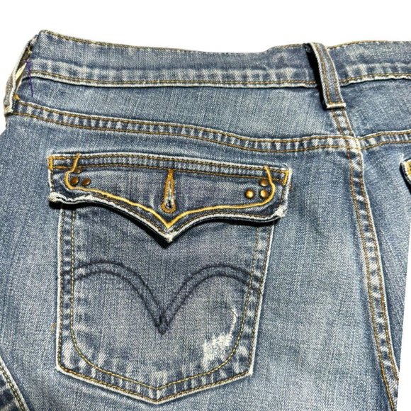 Levi's 515 Bootcut Jeans Size 12 Blue - Picture 9 of 14